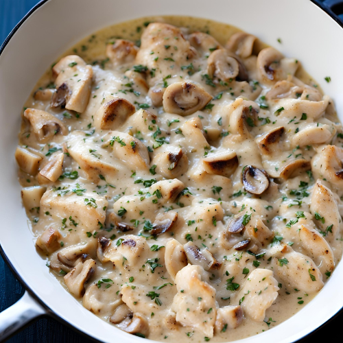 Creamy Chicken and Mushroom Casserole for Cozy Nights