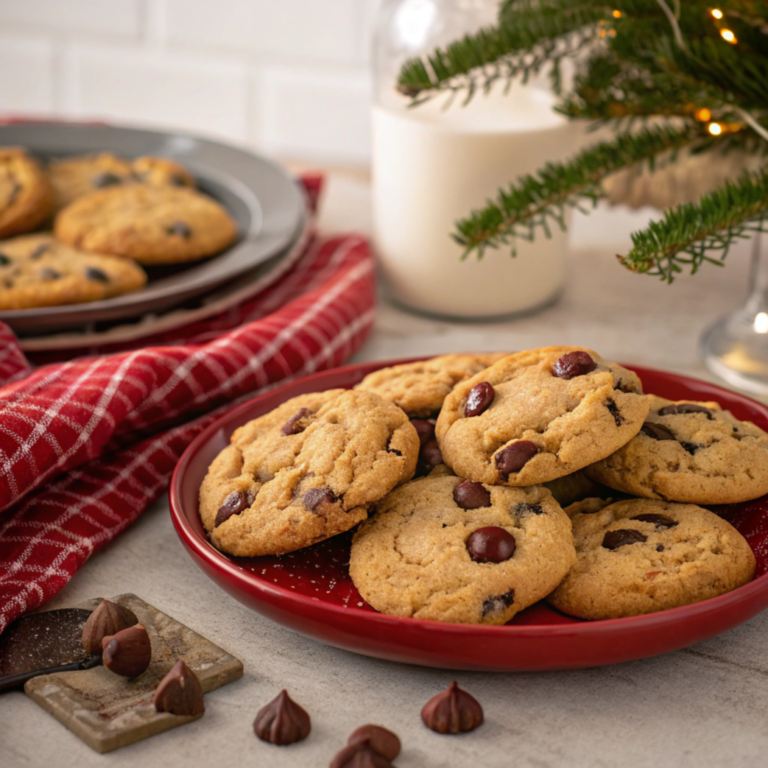 Chocolate Chip Christmas Cookies for the Holidays