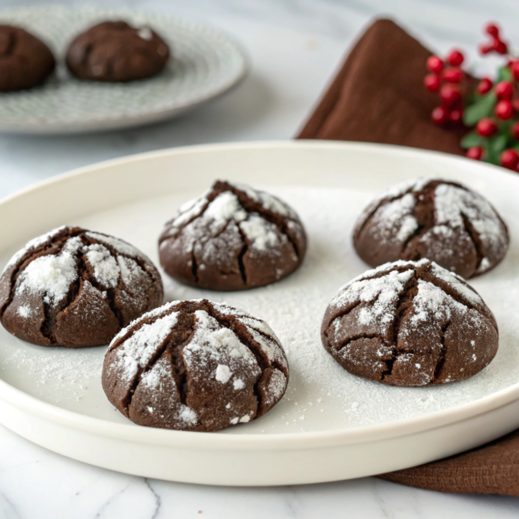 Chocolate Crinkle Cookies