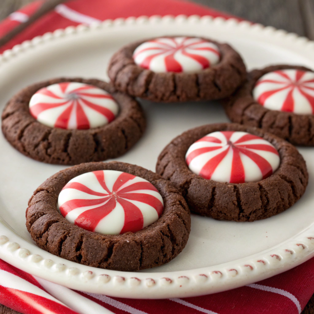 Chocolate Peppermint Cookies