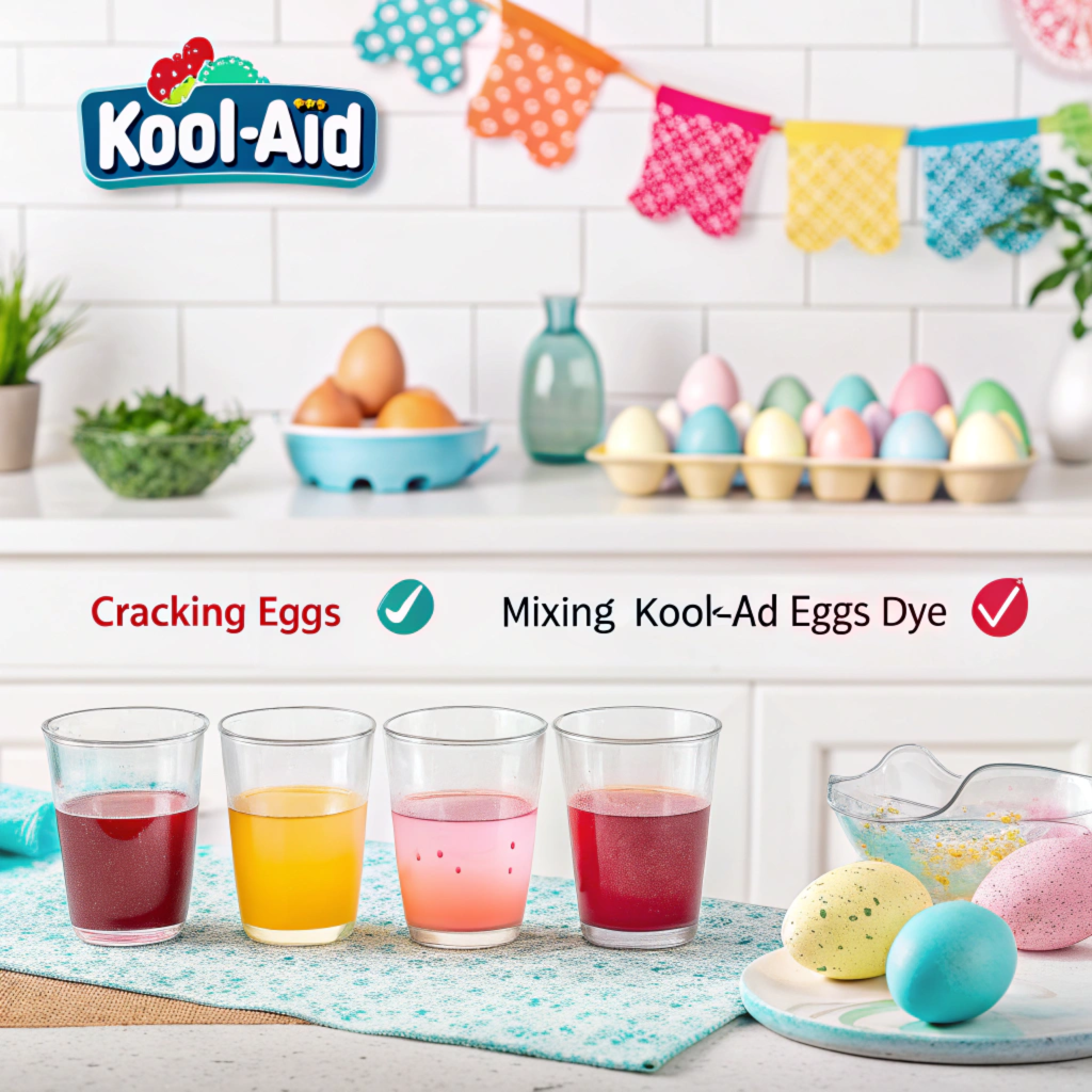 How To Dye Easter Eggs with Kool-Aid