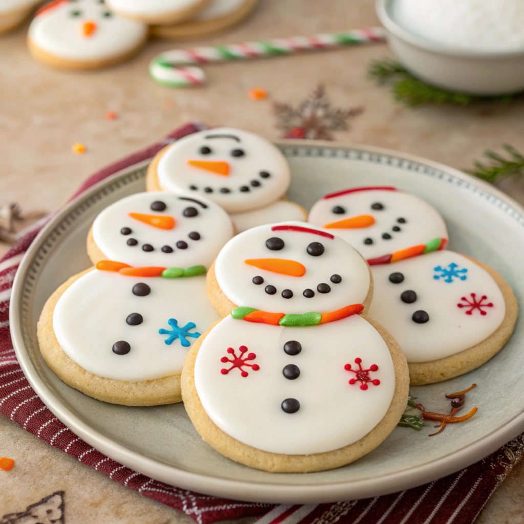 Melted Snowman Cookies