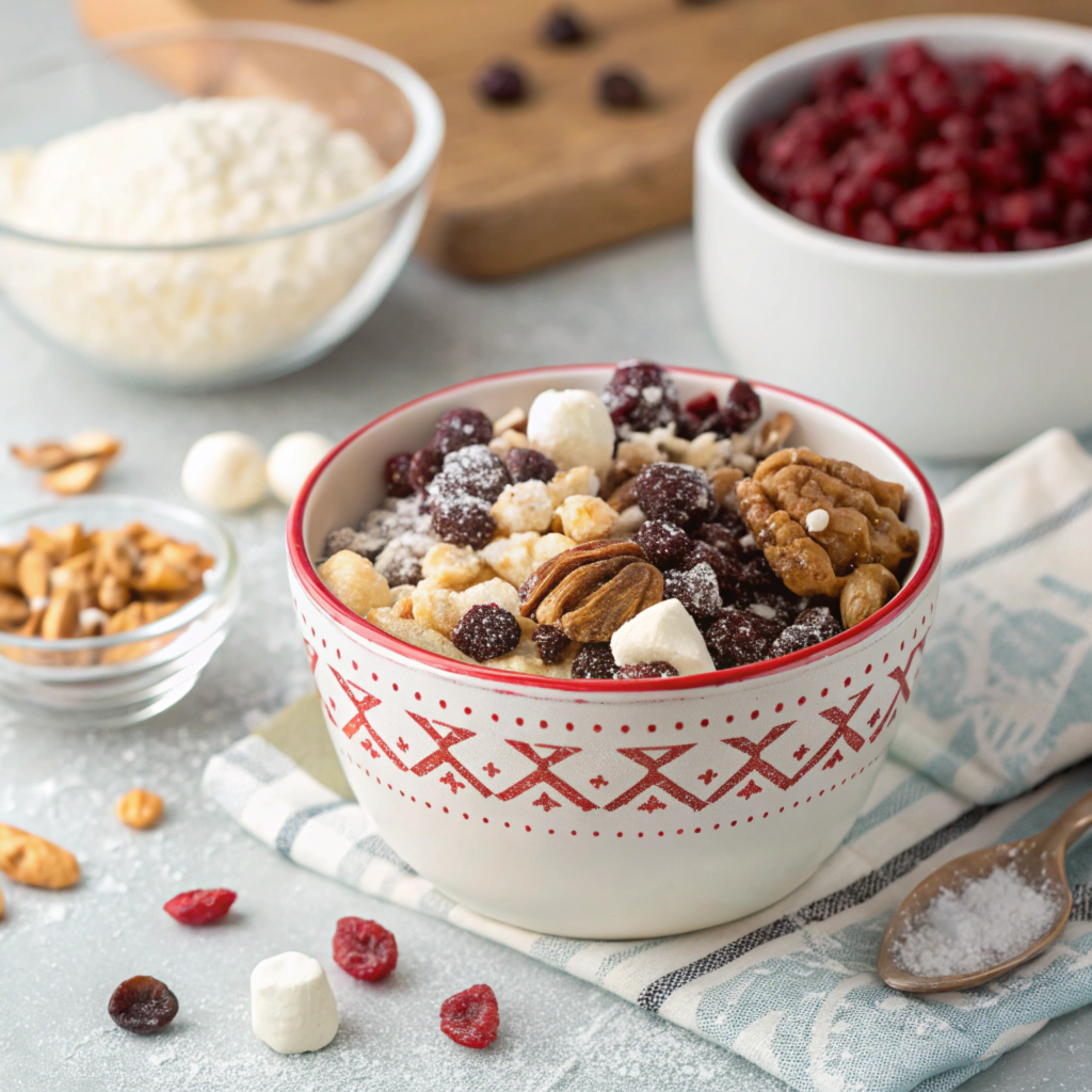 Optional Add-Ins:

Chocolate chips or white chocolate chips

Chopped nuts (walnuts or pecans work well)

Dried cranberries or raisins

A sprinkle of powdered sugar for a decorative touch