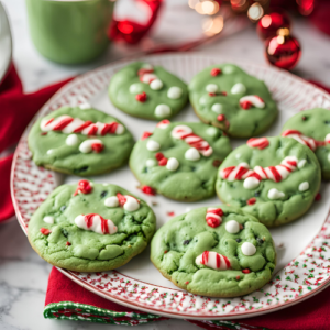 Grinch Cookies – Mint Chocolate Chip Cookie Recipe