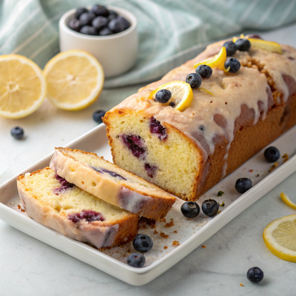 This Blueberry Lemon Loaf Cake