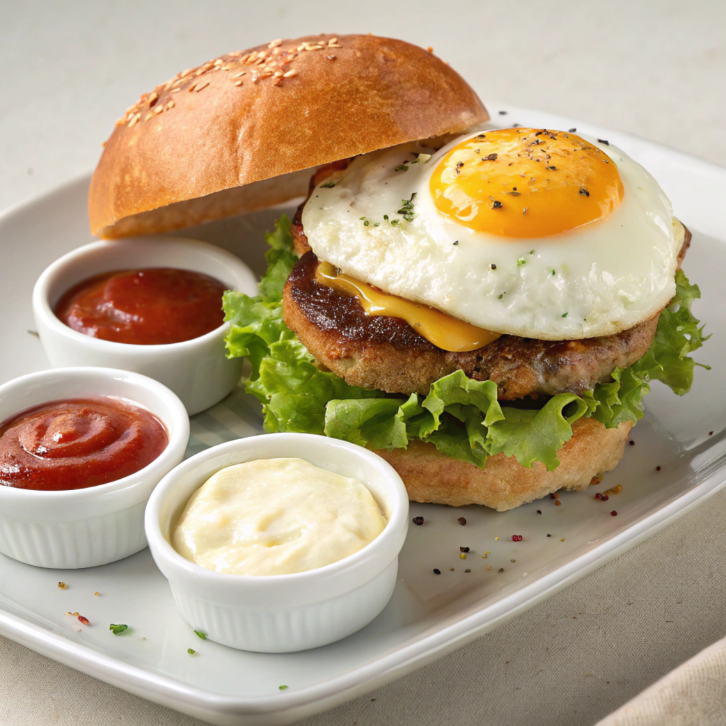 What sauce goes good with fried egg burger