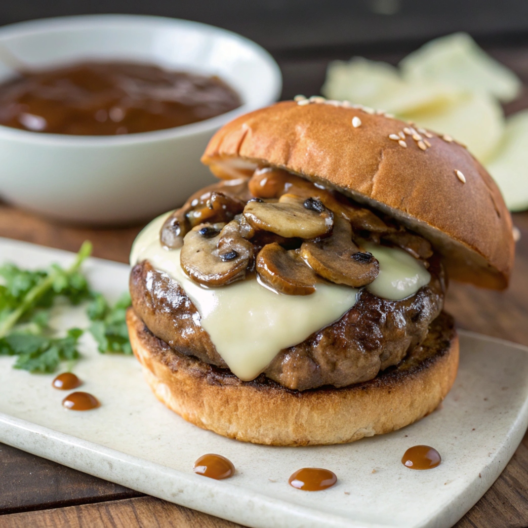 What Sauce Goes on a Mushroom Swiss Burger?