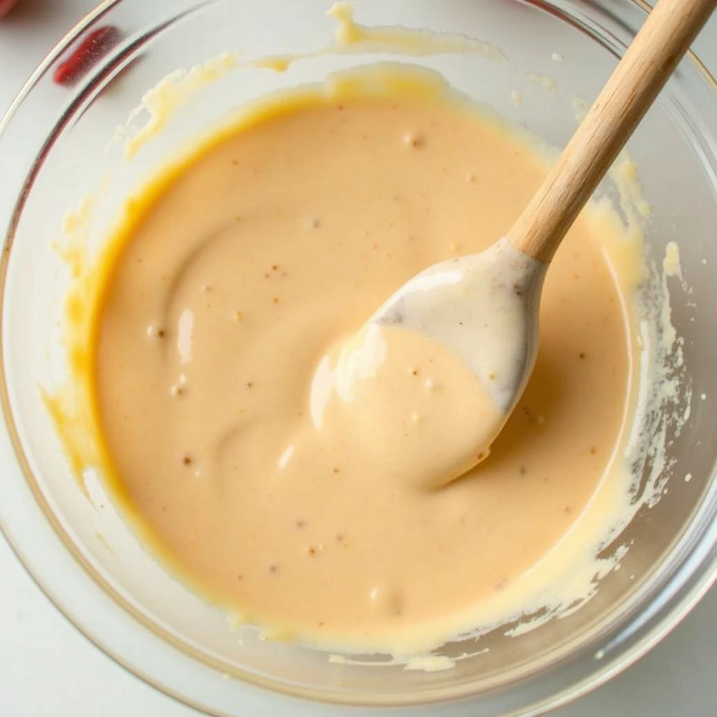 Making the Cocktail Sauce

Mix mayonnaise, ketchup, Worcestershire sauce, lemon juice, and paprika in a bowl.

Stir until it’s smooth and creamy. (My little ones love helping with this part!)

Taste and add salt and pepper if needed.