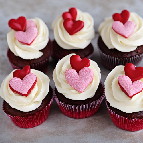 valentines cupcakes