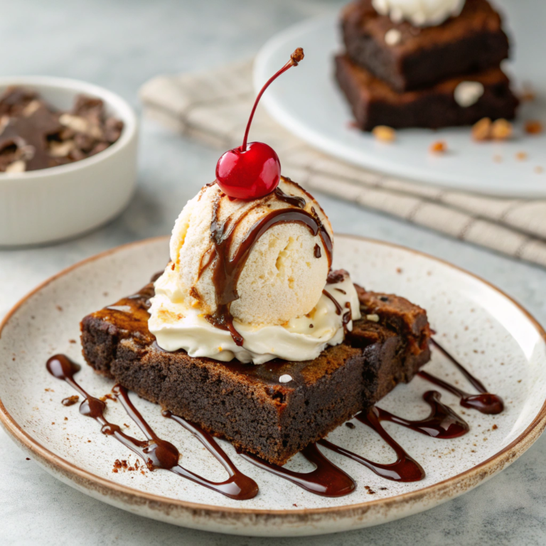 Brownie Sundae Recipe