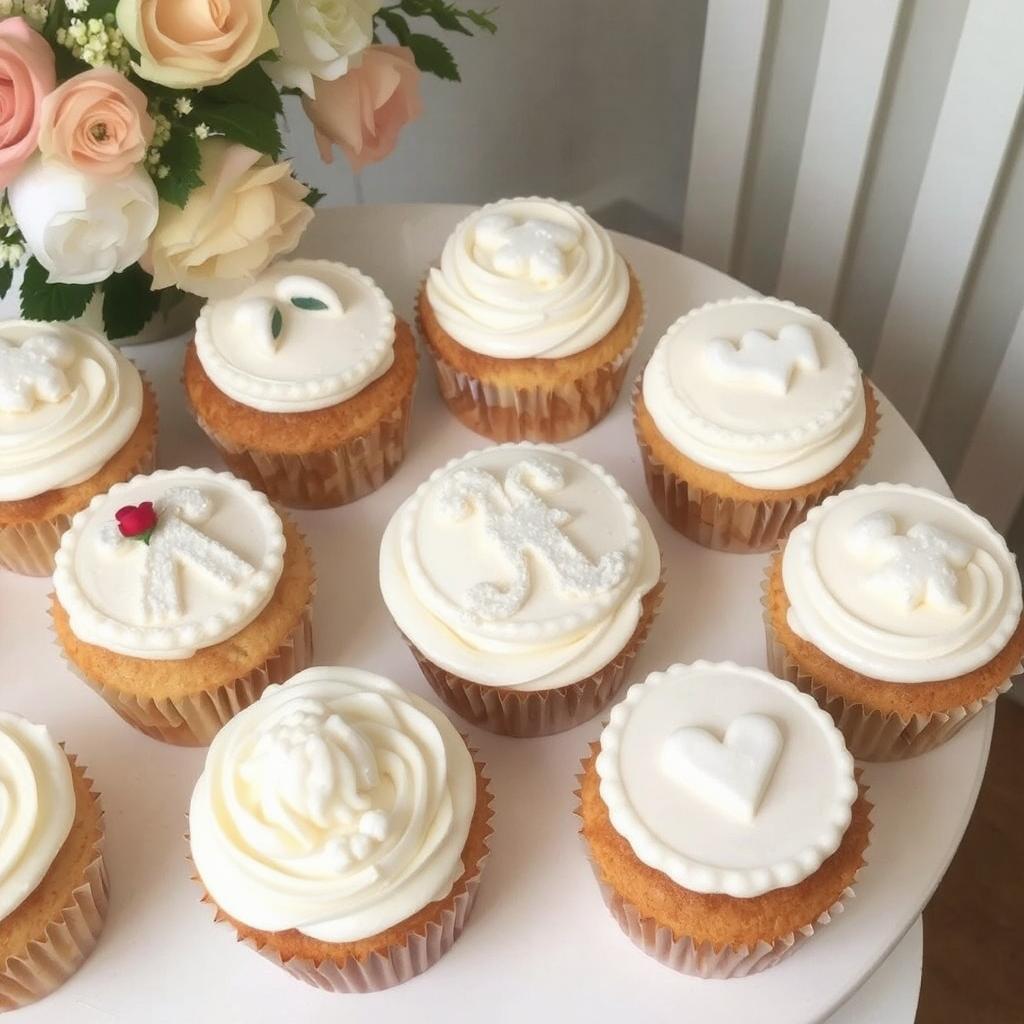 Wedding cupcakes