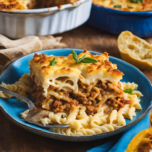 Pastitsio greek lasagna