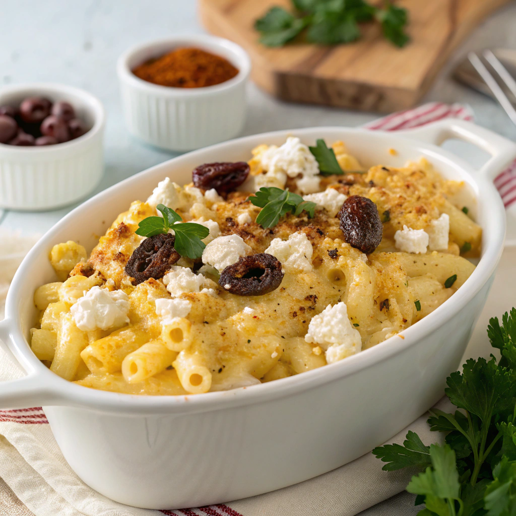 Greek Style Mac and Cheese