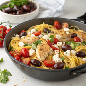 One-Pan Greek Chicken Pasta