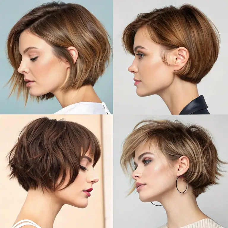 Short Haircuts for Round Faces