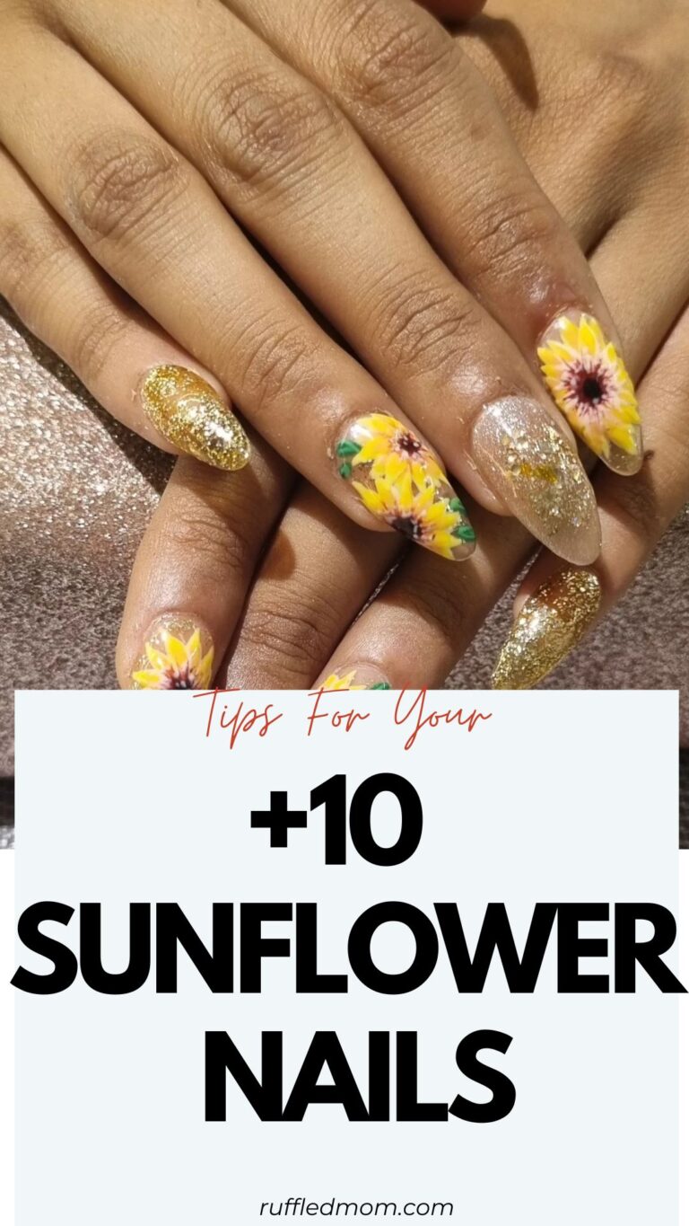 Sunflower Nails