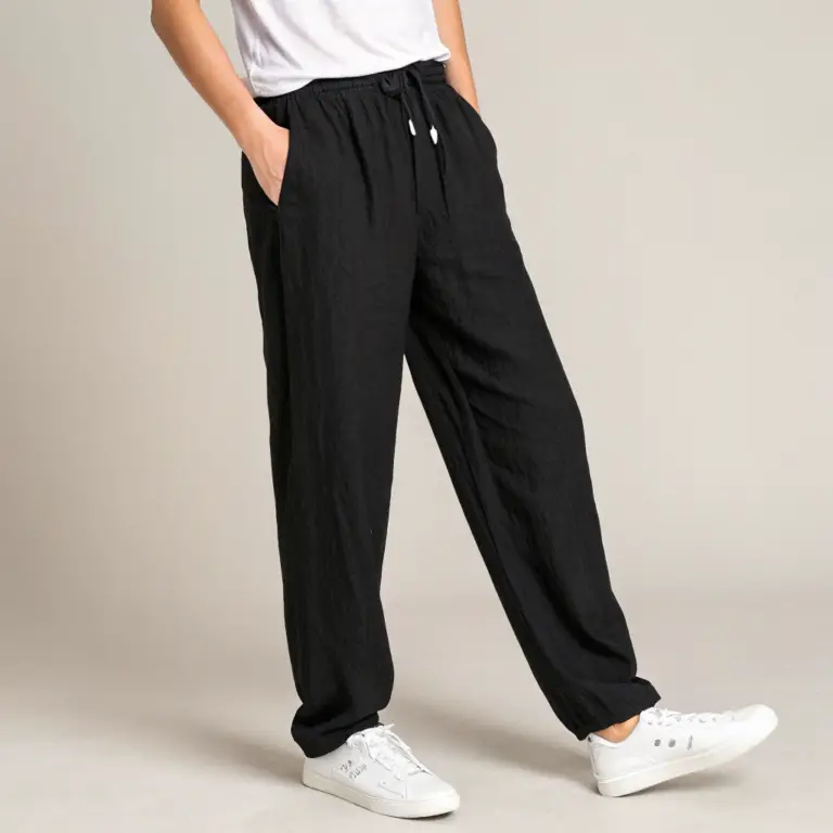 Black Linen Pants