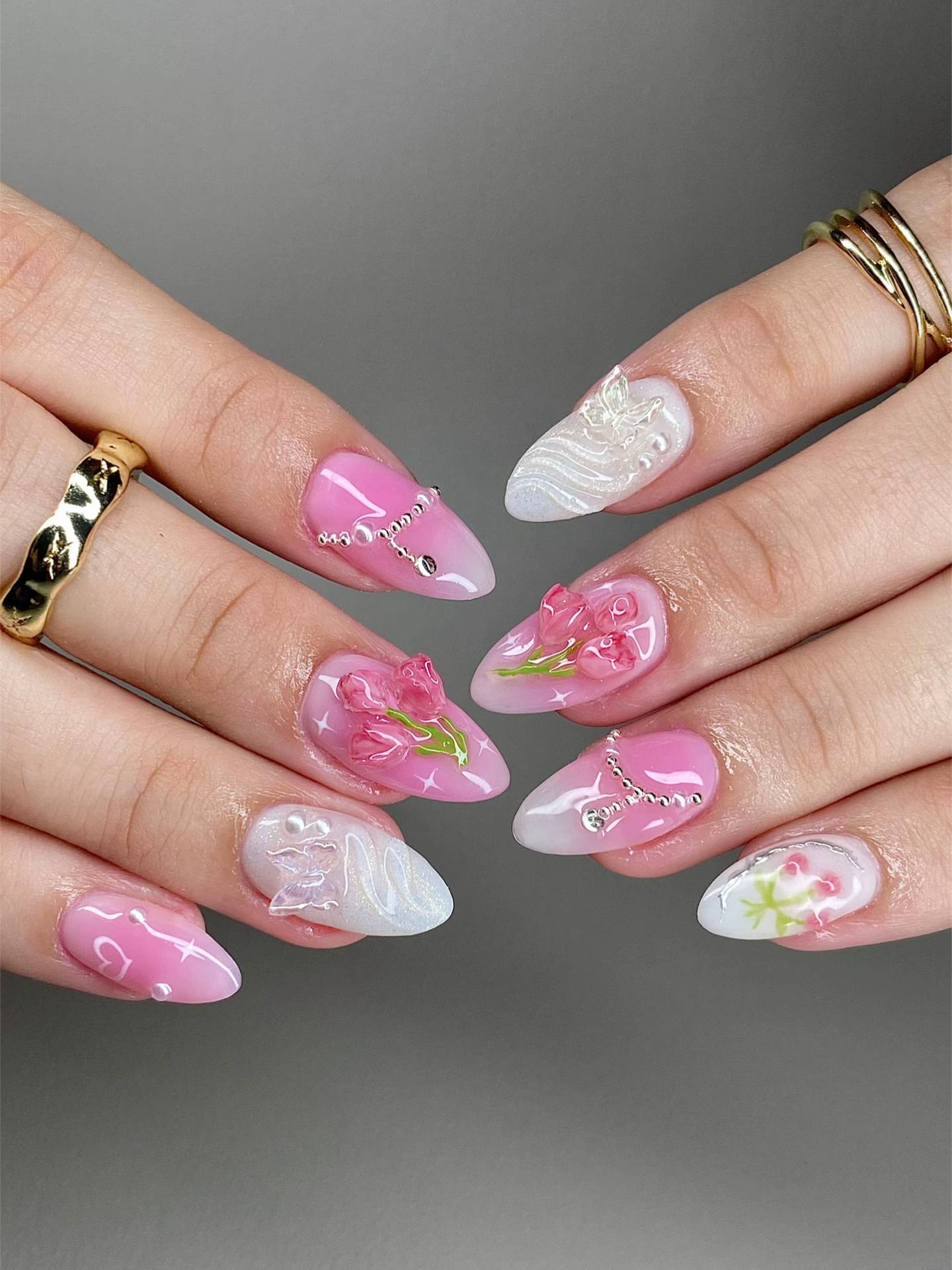 Almond Nails April Inspo You’ll Be Obsessed With 💅🌸