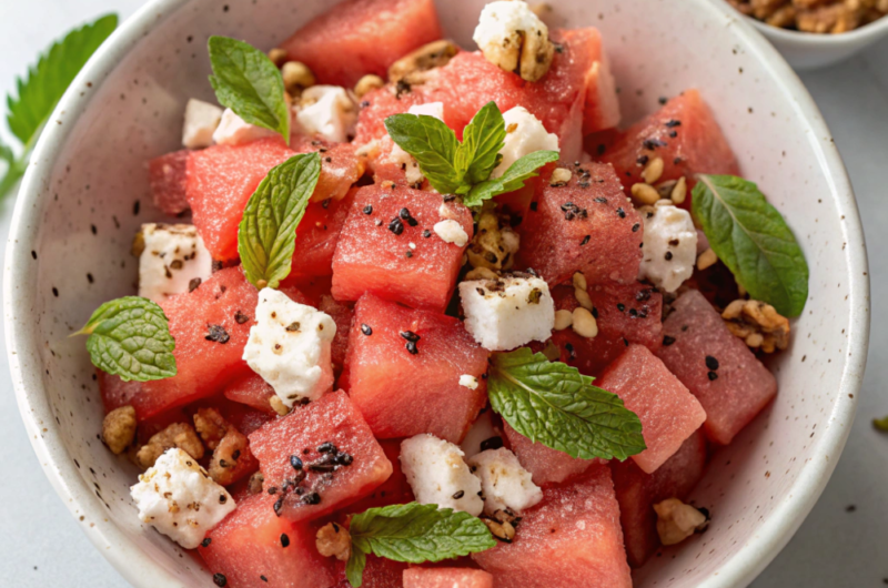 Watermelon Salad: How to Make It in 10 Minutes