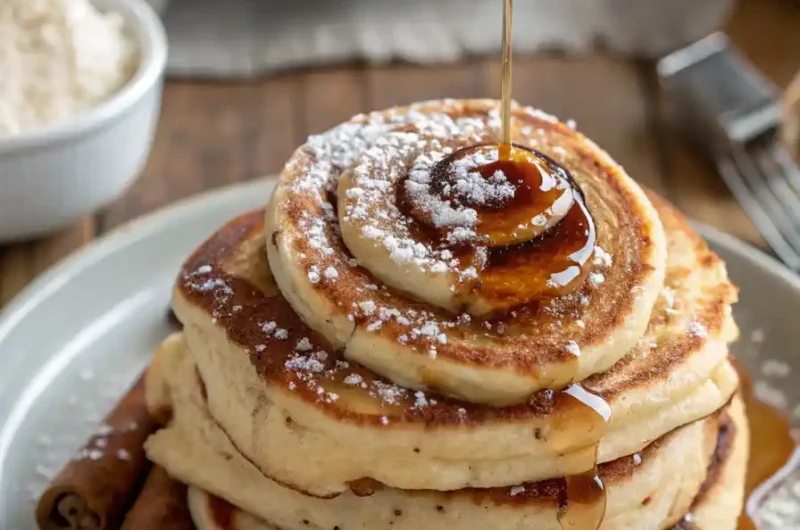 Fluffy Cinnamon Roll Pancakes: A Warm, Sweet Breakfast Favorite