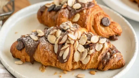 Chocolate Almond Croissants