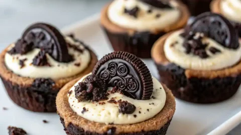 Oreo Cheesecake Cookie Cups