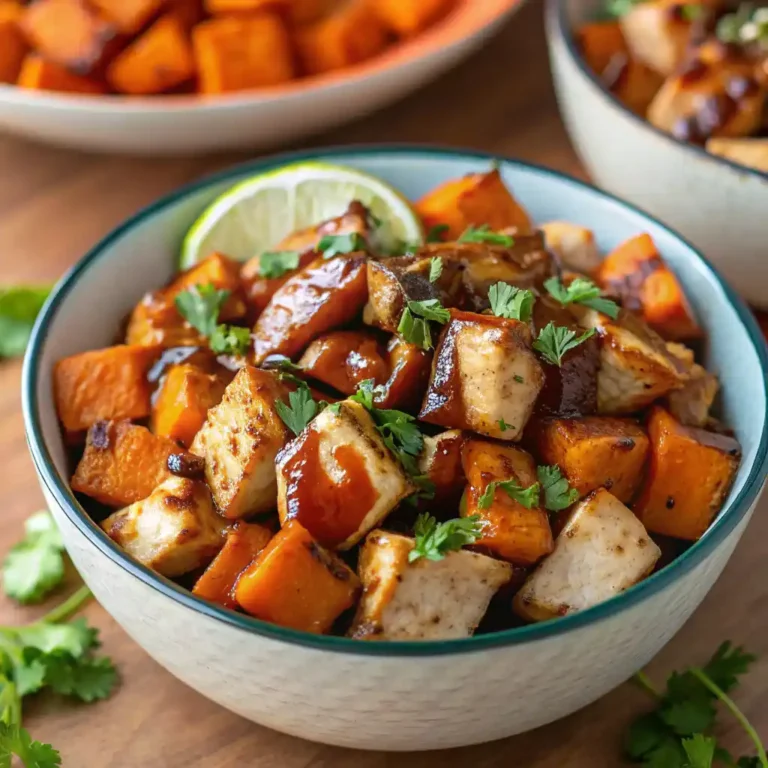 BBQ Chicken Sweet Potato Bowl