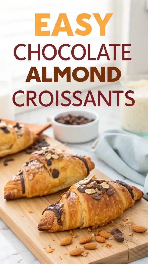 Chocolate Almond Croissants 