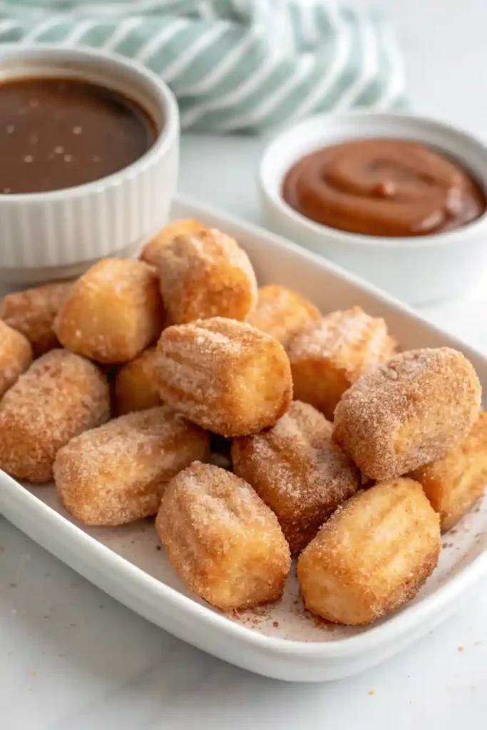 Crispy Air Fryer Churro Bites 