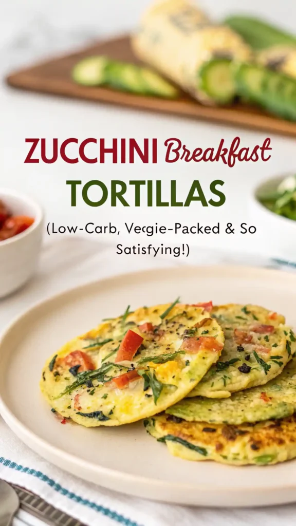 Zucchini Breakfast Tortillas