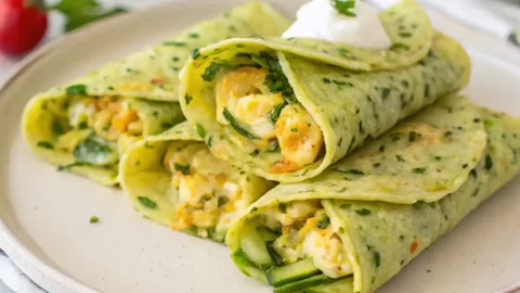 Zucchini Breakfast Tortillas