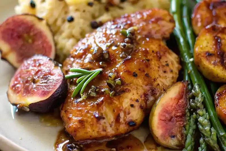 Slow Fig Balsamic Chicken – A Sweet & Savory Autumn Favorite