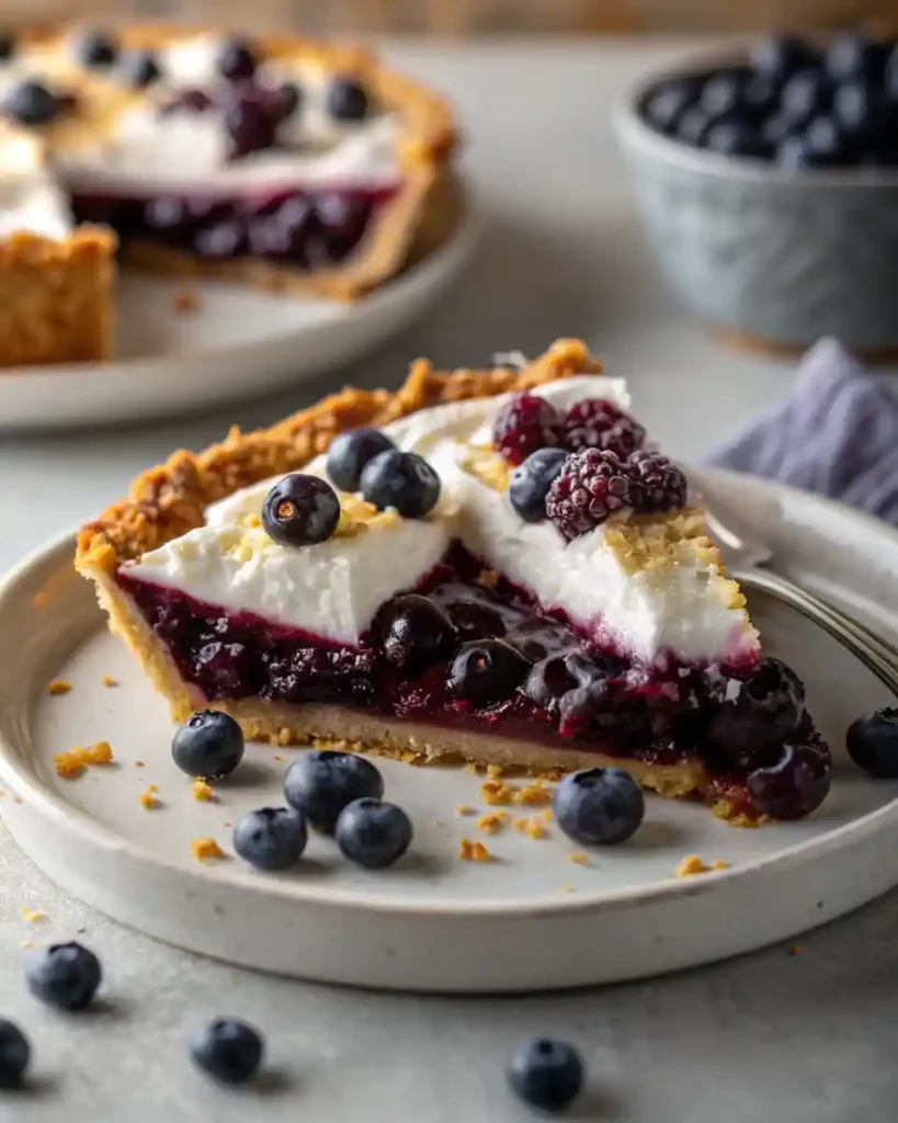 Huckleberry Cream Pie