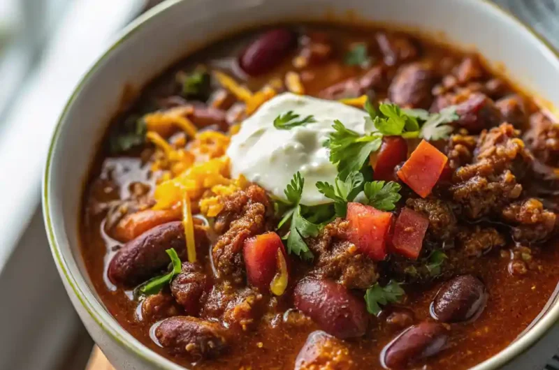 Classic Beef Chili (Hearty, Flavor-Packed & Easy to Make)