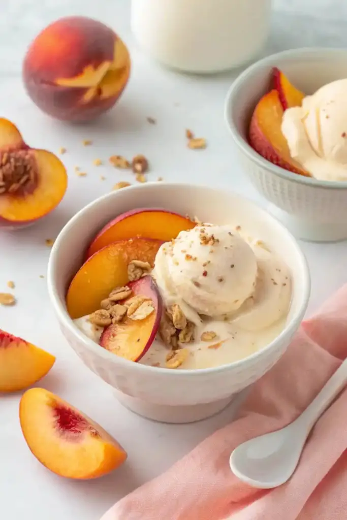 Nectarine Frozen Yogurt
