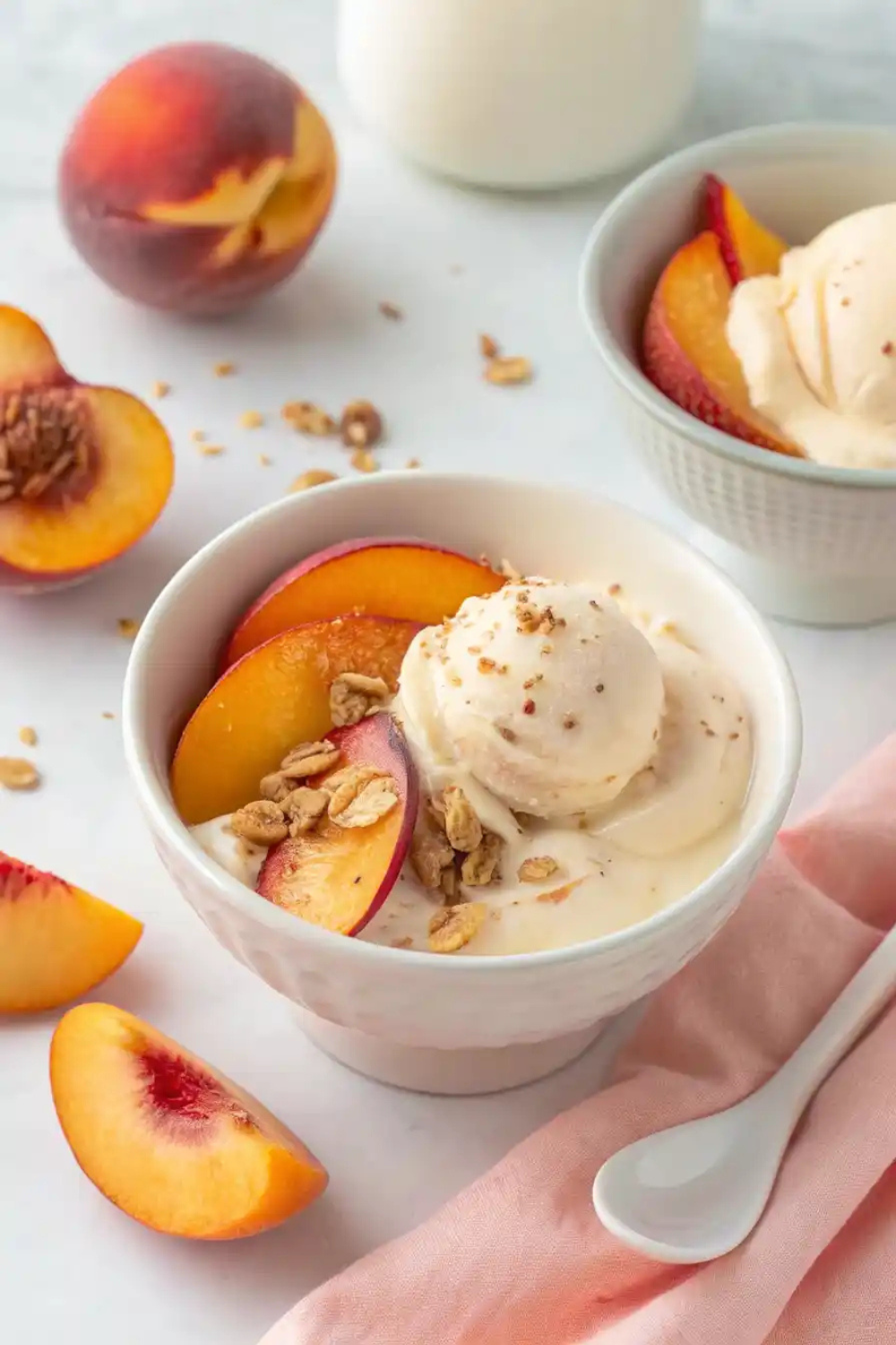 Nectarine Frozen Yogurt
