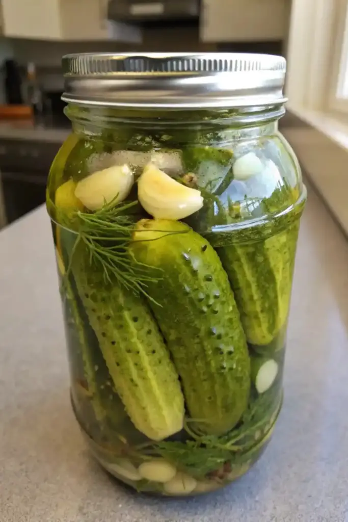 Garlic & Dill Pickles Ready in Just 24 Hours