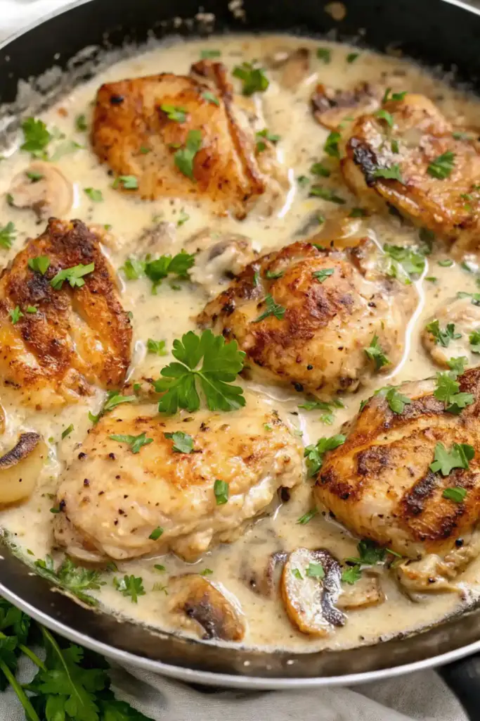 Chicken Thighs Made in One Pan