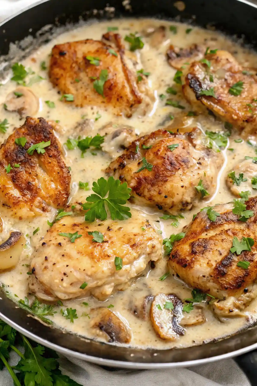 Chicken Thighs Made in One Pan