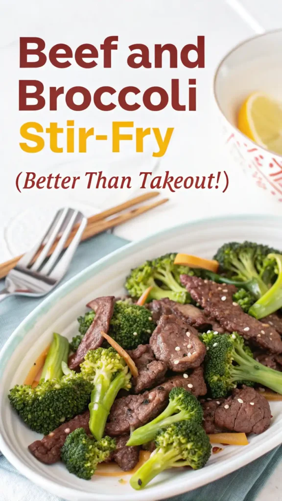 Beef and Broccoli Stir-Fry
